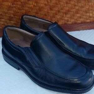 Croft & Barrow Men's Black Leather Slip-On Shoes 8M